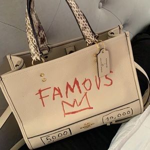 Jean- Michel Basquiat Coach Purse